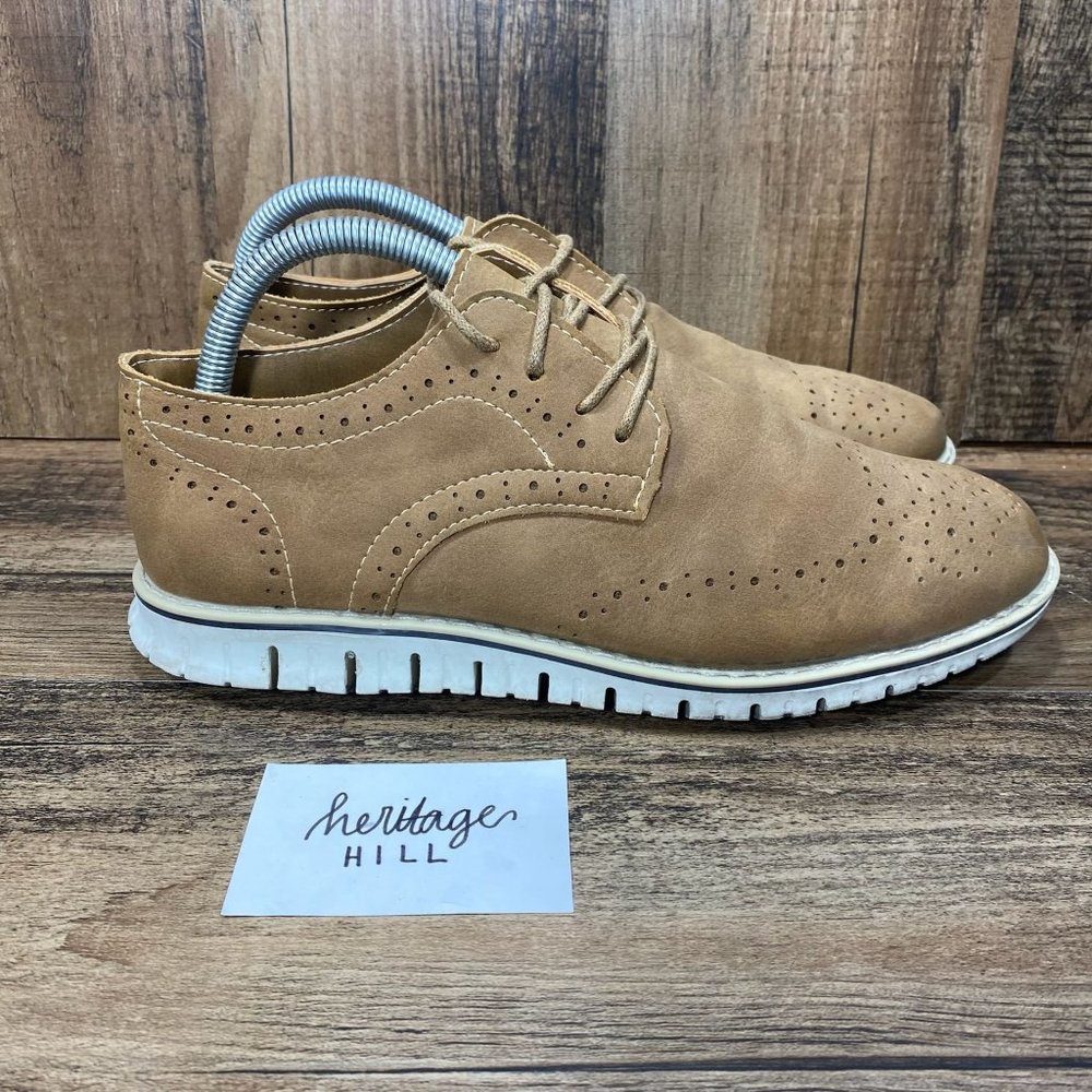 Steve Madden Boys Bmat Sneaker Tan Shoes-Boys Size 7